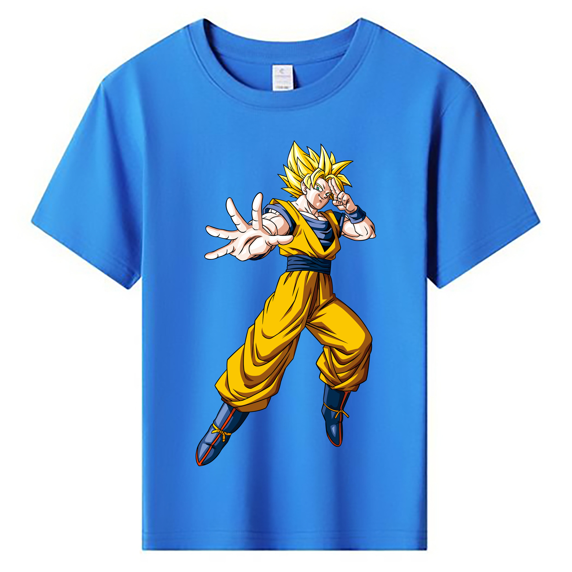 （画像用） ドラゴンボール 孫悟空（そん ごくう）Son Goku カカロット DRAGON BALL Kakarotto 綿100％キッズTシャツ（フロントプリント）